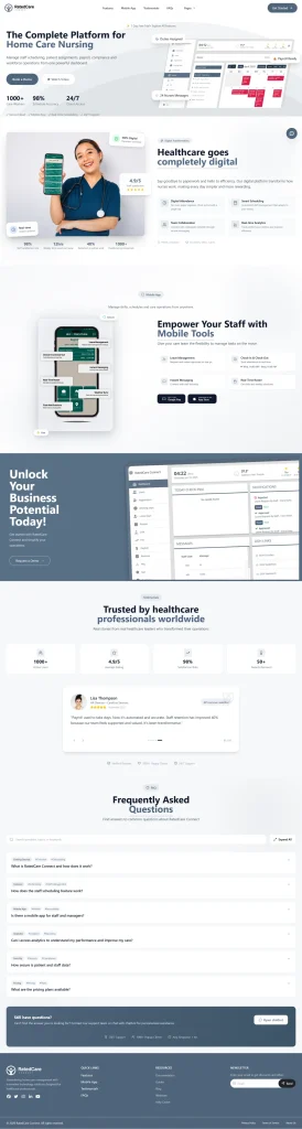 RCC (RatedCare Connect) connected workspace preview